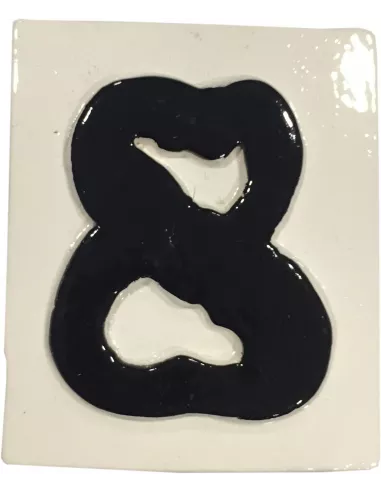 LETRAS Y NUMEROS "8" 8x10  RELIEVE