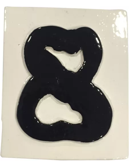 LETRAS Y NUMEROS "8" 8x10  RELIEVE