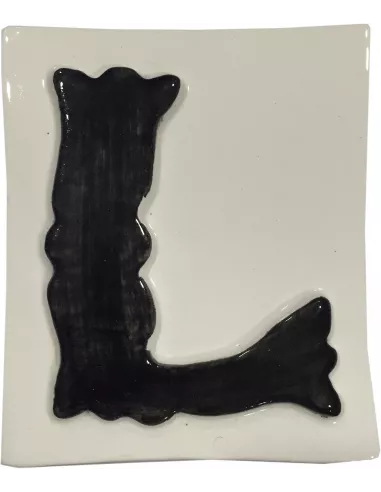 LETRAS Y NUMEROS "L" 8x10 RELIEVE