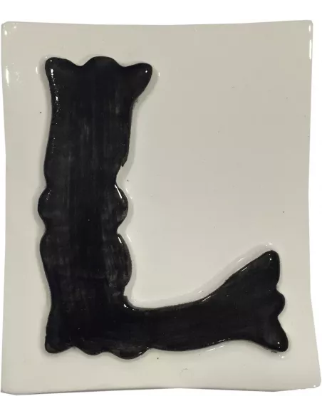 LETRAS Y NUMEROS "L" 8x10 RELIEVE