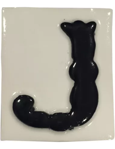 LETRAS Y NUMEROS "J" 8x10 RELIEVE
