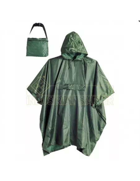 PONCHO POLIESTER-PVC VERDE