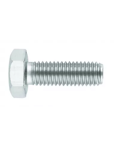 TORNILLO PARA METAL ROSCA HEXA DIN-933. ZINC M6X25