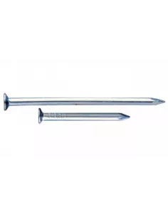 PUNTAS DE ACERO CABEZA PLANA 2,25X30