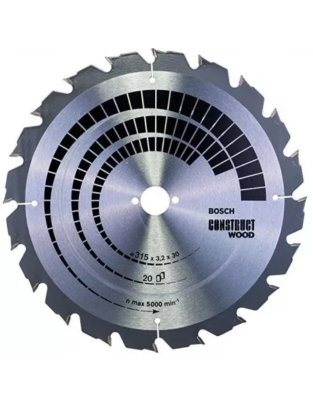 DISCO CONSTRUCT WOOD DENTADO ANTICLAVOS C-W 315