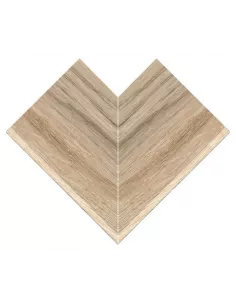 Esquina exterior Creta Woods Nordic Cerámica Mayor