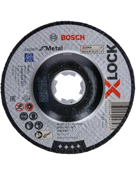 DISCO CORTE METAL X-LOCK 125X2.5MM