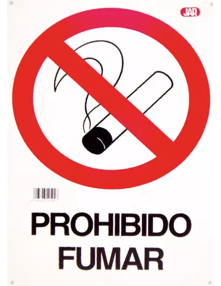 CARTEL PROHIBIDO FUMAR