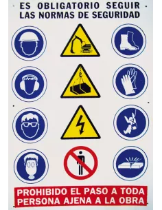 CARTEL OBLIG. USO BOTAS