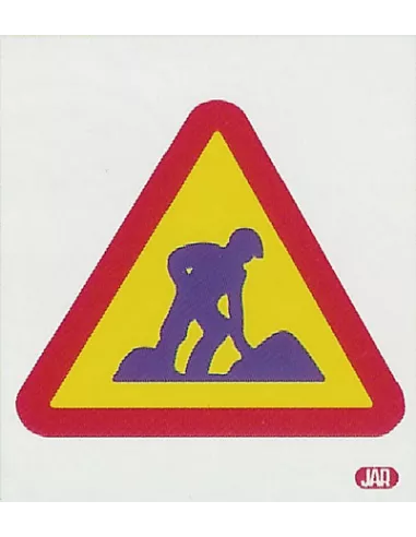 SEÑAL BOLSA PELIGRO OBRAS