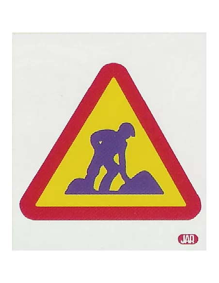 SEÑAL BOLSA PELIGRO OBRAS