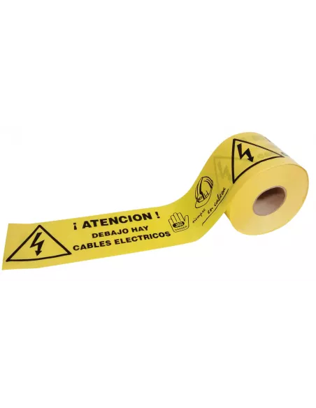 BANDA SEÑALIZACION ELECTRICO 15CM 4075