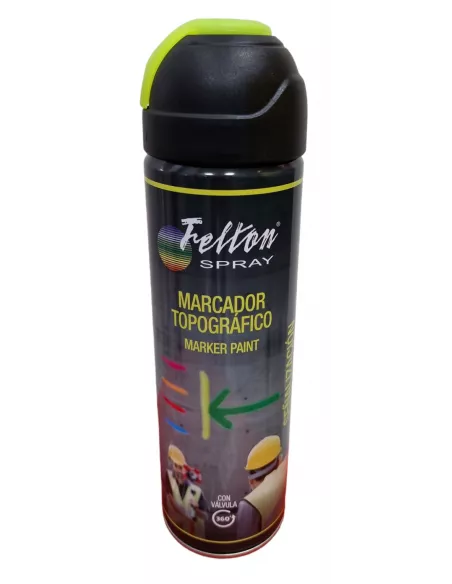 SPRAY MARCAJE AMARILLO FLUORESCENTE 500ML