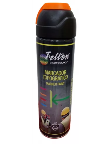 SPRAY MARCAJE NARANJA FLUORESCENTE 500ML