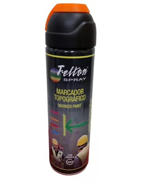 SPRAY MARCAJE NARANJA FLUORESCENTE 500ML