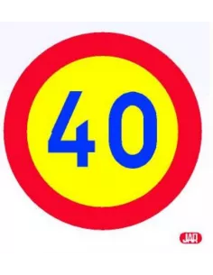SEÑAL BOLSA LIMITE VELOCIDAD 40