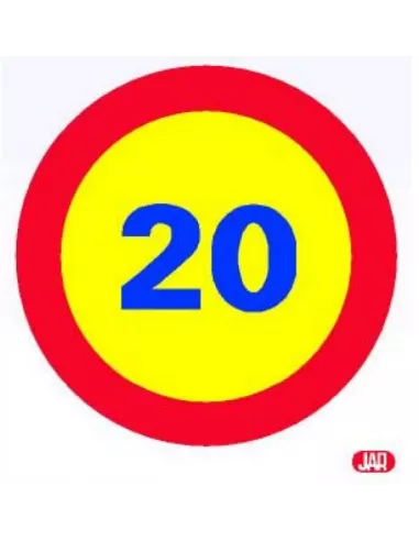 SEÑAL BOLSA LIMITE VELOCIDAD 20