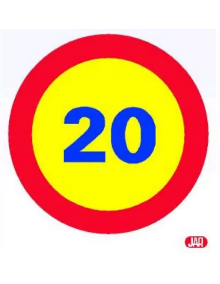 SEÑAL BOLSA LIMITE VELOCIDAD 20