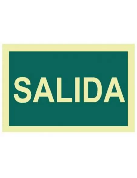 SEÑAL FOTOLUMINISCENTE SALIDA