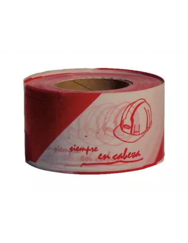 CINTA SEÑALIZADORA BLANCO-ROJA 8cmx250m(G/400)