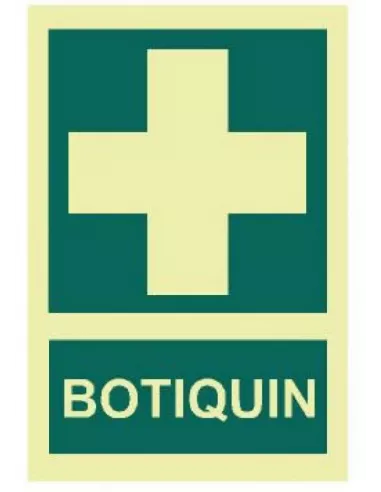 SEÑAL FOTOLUMINISCENTE "BOTIQUIN"