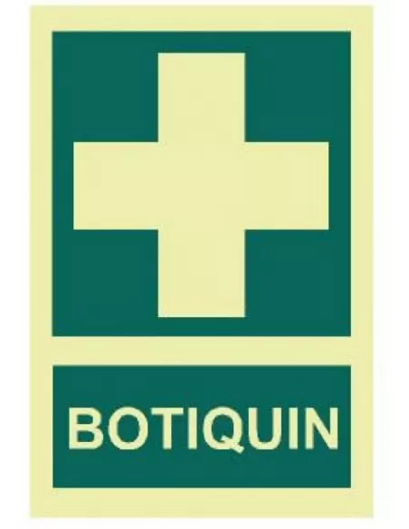SEÑAL FOTOLUMINISCENTE "BOTIQUIN"