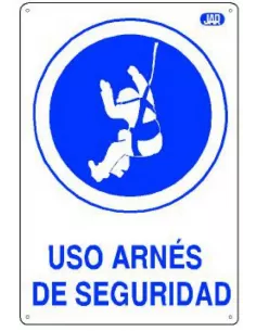 CARTEL OBLIG. USO DE ARNES