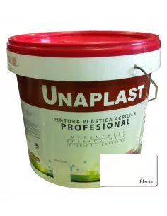 PINTURA BLANCA MATE EXTRA 20Kg UNAPLAST TAPA ROJA