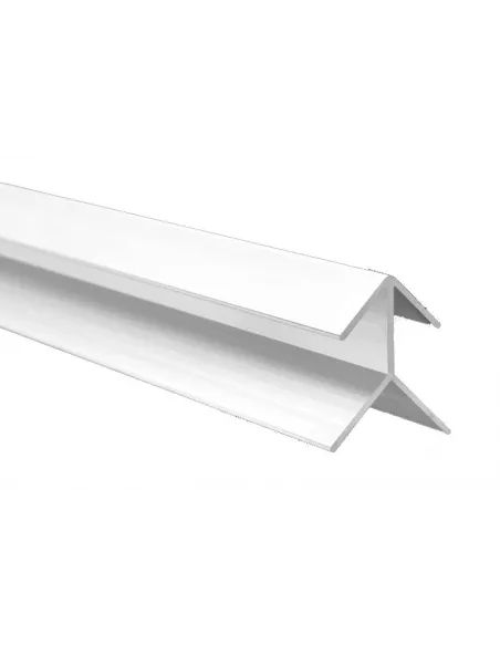 CANTONERA FLECHA ALUMINIO BLANCA 10X10X2500