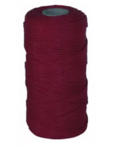 BOBINA CUERDA DE ATIRANTAR 2mm X 100 m ROJA