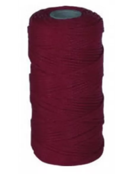 BOBINA CUERDA DE ATIRANTAR 2mm X 100 m ROJA