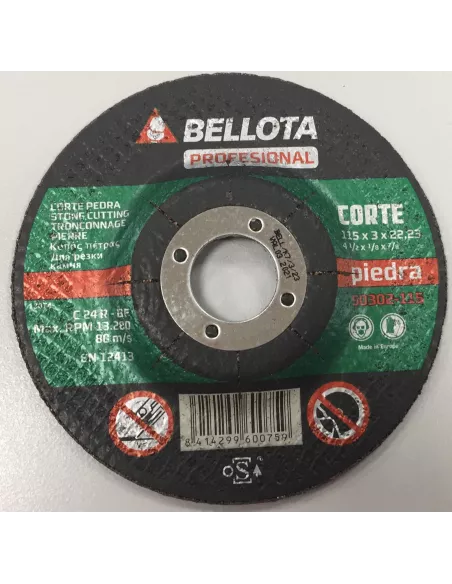 DISCO ABRASIVO 50302-115X3 CORTE PIEDRA