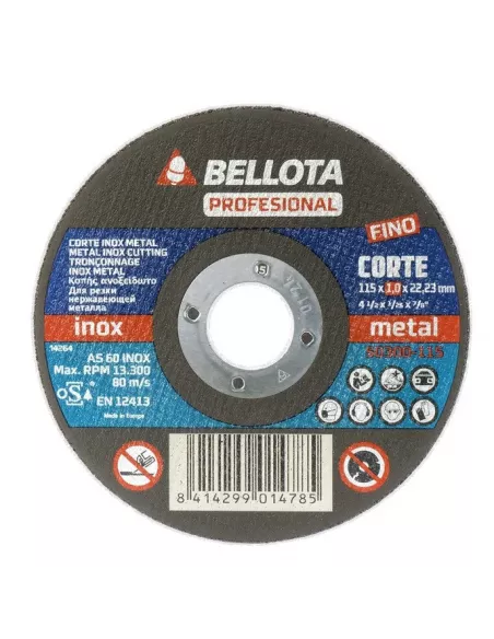 DISCO CORTE 50300-115X1 SECO METAL EXTRAFINO