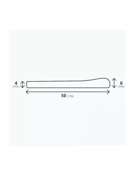 Borde Recto Serie Granada 50x50. Prefabricados López