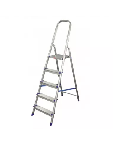 ESCALERA DOMESTICA ALUMINIO 5 PELDAÑOS 111M