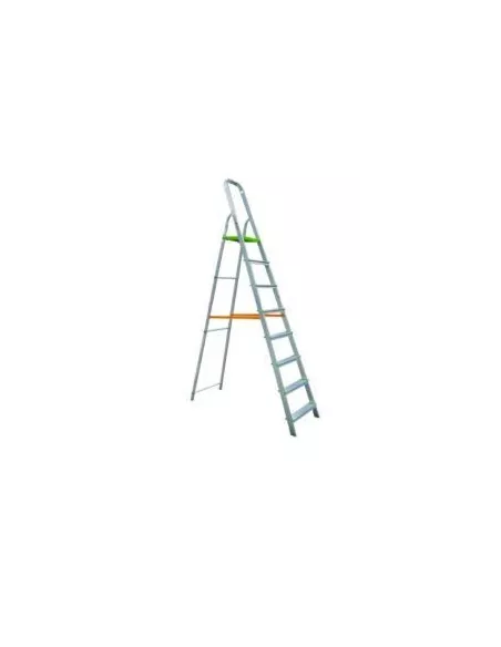 ESCALERA DOMESTICA ALUMINIO DE 8 PELDAÑOS 182m