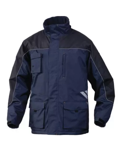 PARKA POLIESTER IMPREGNADO PVC T-L AZUL-MARINO/REY