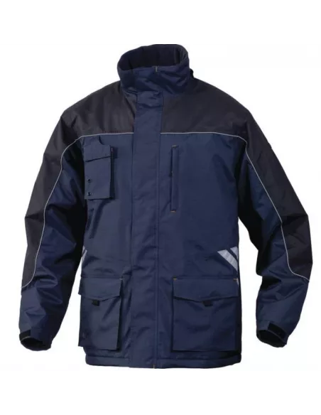 PARKA POLIESTER IMPREGNADO PVC T-L AZUL-MARINO/REY