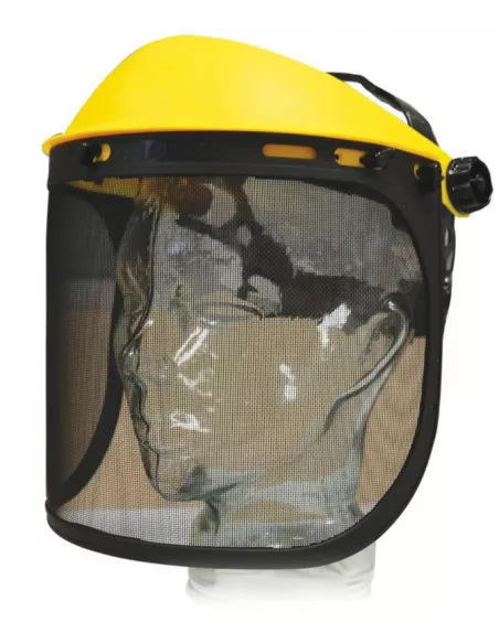 PROTECCION FRONTAL CON VISERA DE POLICARBONATO