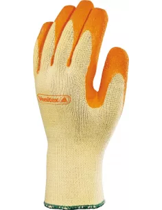 GUANTE PALMA LATEX AMARILLO-NARANJA SH310 T10