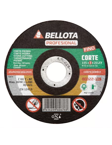 DISCO CORTE 50322-115X1 PIEDRA EXTRAFINO