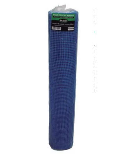 MALLA PARA REVOCO MORTERO 90GR 1x50 AZUL BRAVO
