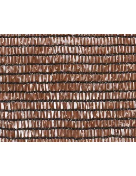 MALLA OCULTACION BALCON MARRON 0.9X5 180GR/M2