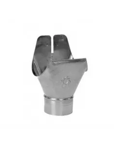 SALIDA UNIVERSAL CANALON RED. 127X80 BLANCO