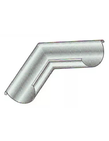 INGLETE REDONDO INTERIOR 280 GALVANIZADO