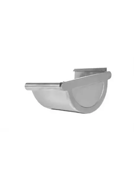CABECERO DERECHO CANALON REDONDO DIAM 127 MM BLANC
