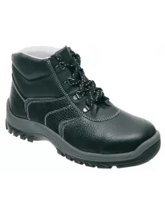 BOTA PIEL NEGRA Y GRIS SUPER MARSELLA T-40 S3