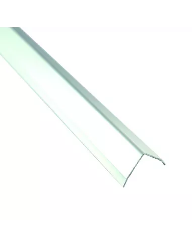 CANTONERA ANGULO 90º ALUMINIO PLATA BRILLO 25x2600