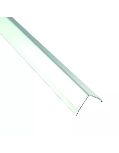 CANTONERA ANGULO 90º ALUMINIO PLATA BRILLO 25x2600