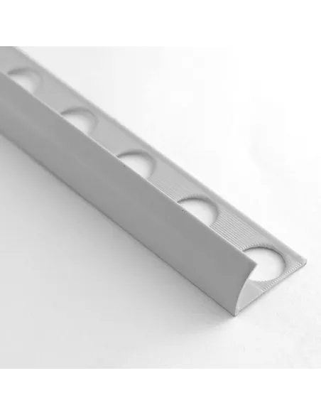 CANTONERA REDONDA ALUMINIO BLANCA 10.5X2600